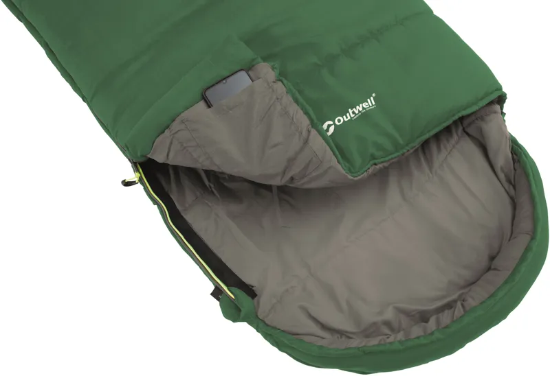 Outwell Campion Junior Sleeping Bag - Green-4
